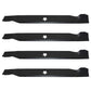 (4) Notched Lift Blades Fits AYP Fits Craftsman 42" Cut Mower Decks 138971 D178