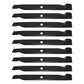 Qty 9: Lawn Mower Blade
 Fits Craftsman Replaces 127843