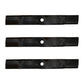 Set of 3 M113518 Mulching Blades Fits John Deere 54" F-725 6221