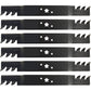 Set of Six 580244002 Mulching Blades Fits Husqvarna 22" Walk Behind Mowers