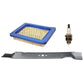 Mower Blade w/ Air Filter & Spark Plug Fits Champion Replaces J17LM