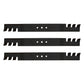 Qty 3: Toothed Mulching Blade Fits Toro Replaces 108-9764-03