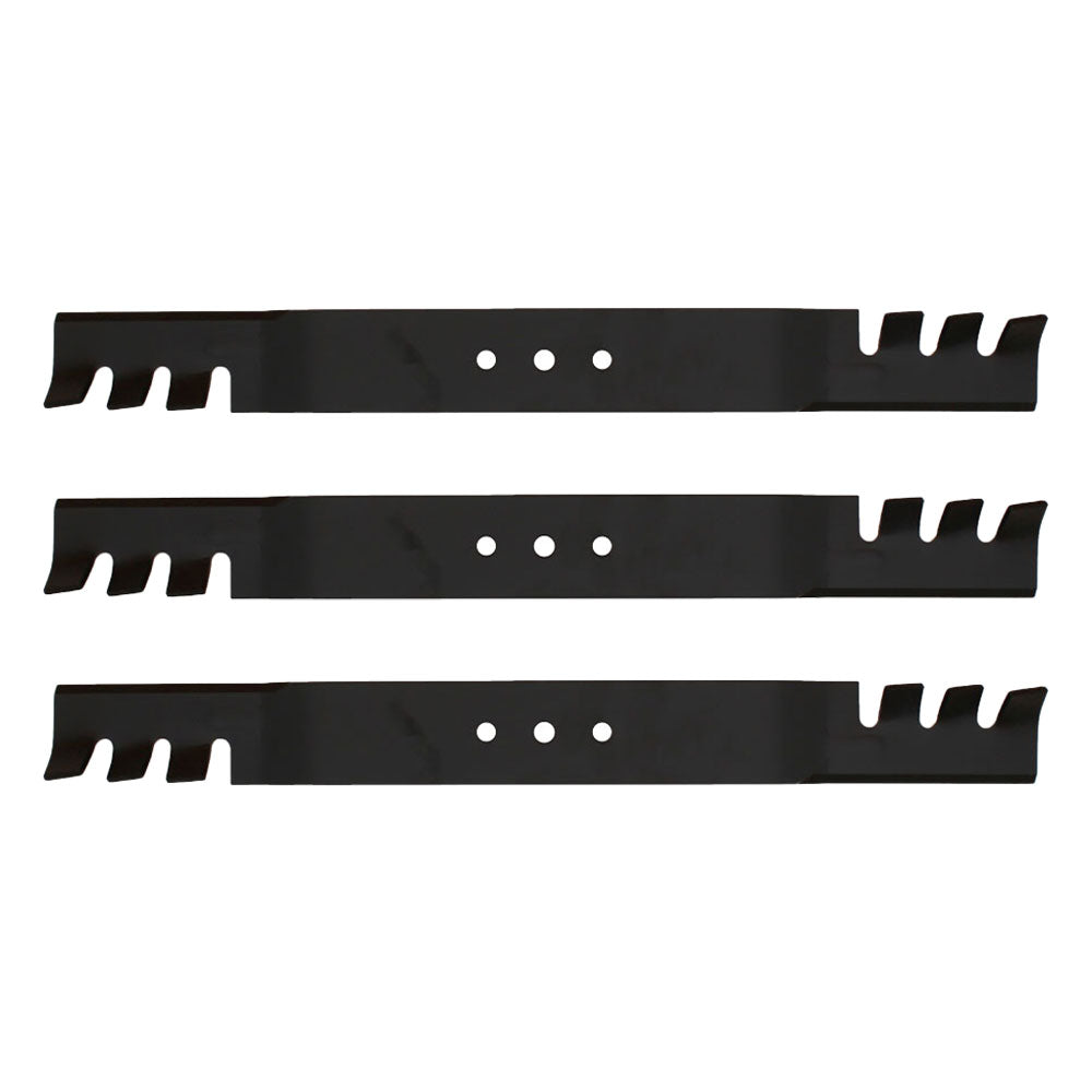 Qty 3: Toothed Mulching Blade Fits Toro Replaces 108-9764-03