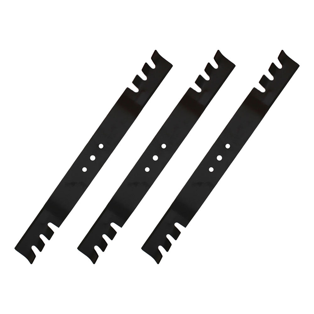 Qty 3: Toothed Mulching Blade Fits Toro Replaces 108-9764-03