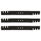 Qty 3: Toothed Mulching Blade Fits Toro Replaces 108-9764-03