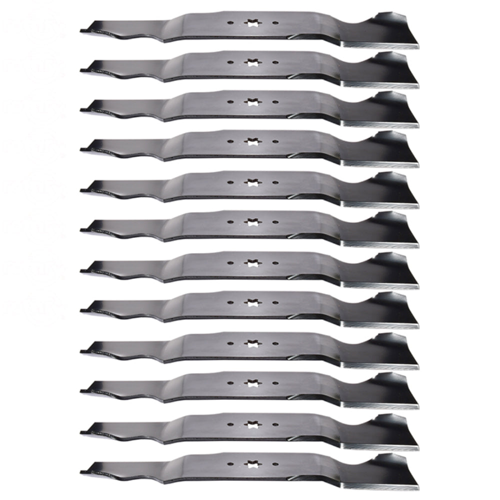 Set of 12 Aftermarket Mower Blades Fits Cub Cadet RZT54 54" 742-0677 942-0677