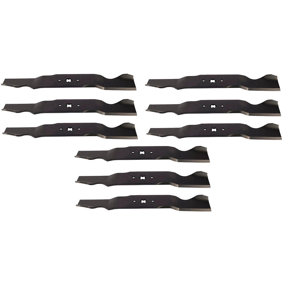 9PK High Lift Blades Fits Cub Cadet GT1054 GTX1054 GT1554 54" 942-0677B