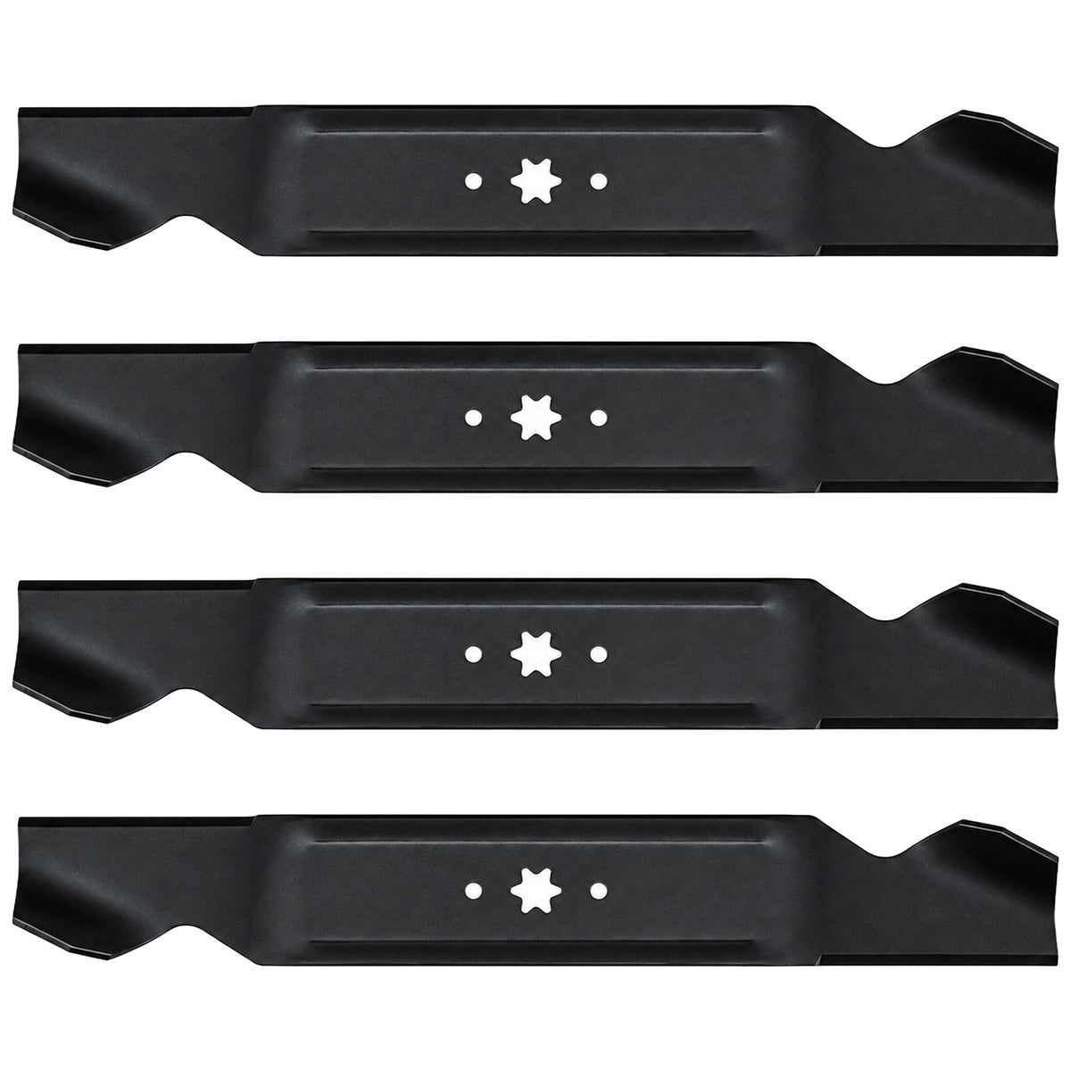 (4) Aftermarket Standard Mower Blades Requires (2) Blades for 42" Deck Fits MTD