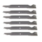 Qty 6: Hi Lift Standard Mower Blade
 Fits Troy Bilt Replaces 742-0656