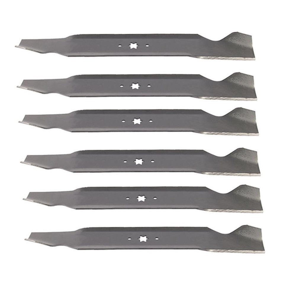 Qty 6: Hi Lift Standard Mower Blade
 Fits Rotary Replaces 14058
