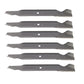 (6) 21-3/16" Standard Mower Blades 742-0656 Fits Huskee Fits Murry Fits Toro