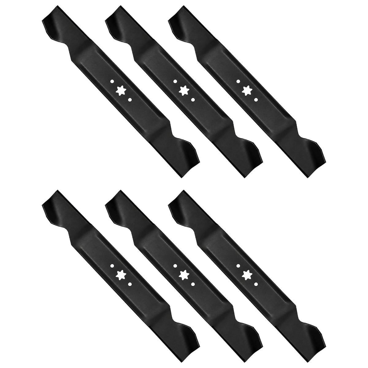 Qty 6: Hi Lift Standard Mower Blade  Fits Troy Bilt Replaces 742-0656