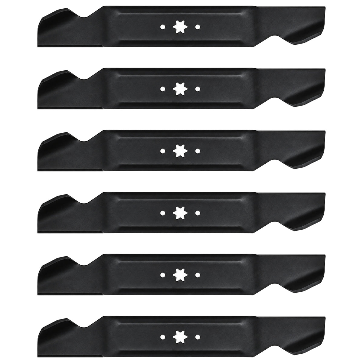 Qty 6: Hi Lift Standard Mower Blade  Fits Troy Bilt Replaces 742-0656
