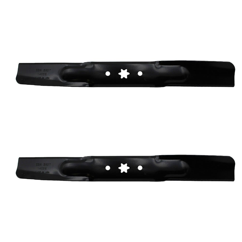 2Pk 15014 Blades Compatible With MTD/Fits Cub Cadet 742-04308, 942-04308,