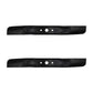 Set of 2 21 3/16" x 6 Point Star Mower Blades MTD Fits Cub Cadet 942-04312