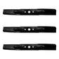Three (3) 42" Deck Mower Blades Fits Toro Model LX 330-872 742-04308