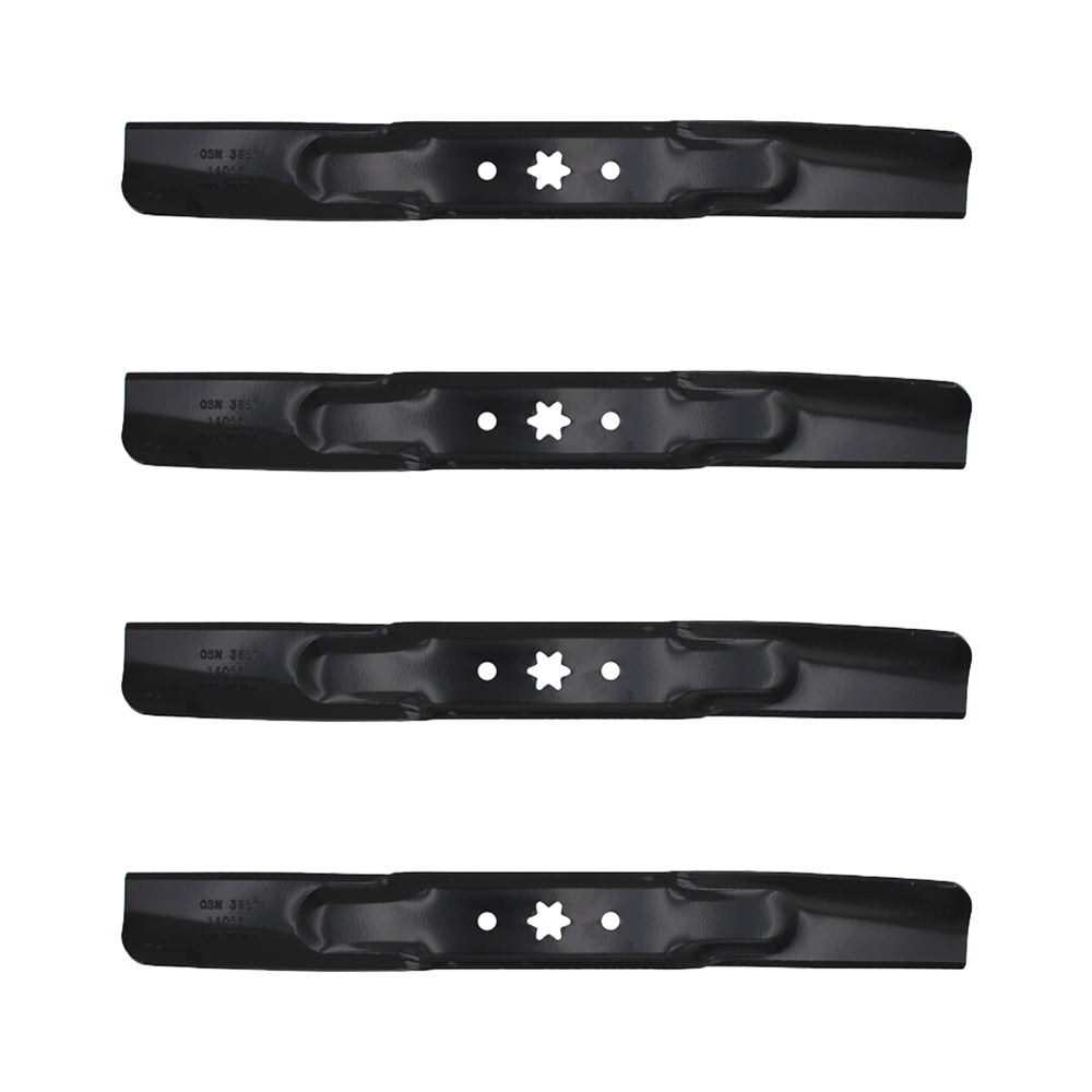 942-04308 942-0656 6Pt Star 21-1/4″ Mower Blades (4) Pk For MTD Zero-Turns