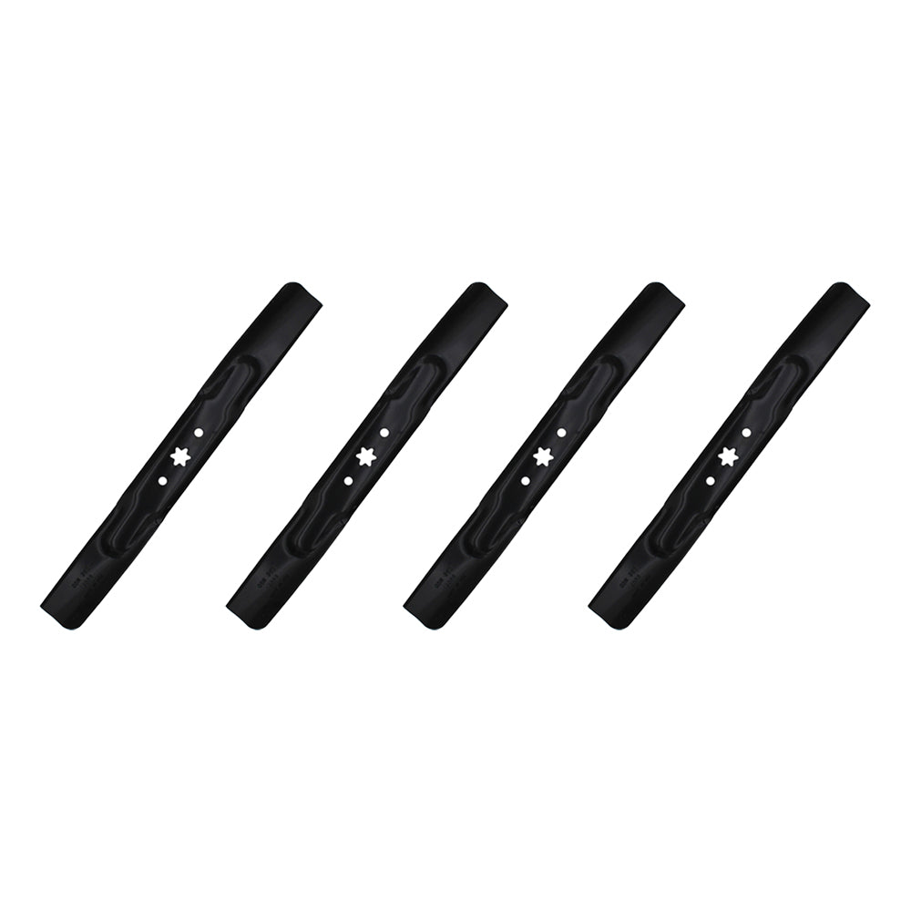 942-04308 942-0656 6Pt Star 21-1/4″ Mower Blades (4) Pk For MTD Zero-Turns