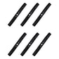 490-110-M108 Pk of 6 Blades For Troy Bilt Riding Mowers TB1942 13A 13W Pony Bron