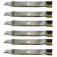 Qty 6: Mulching Blade Fits AYP Replaces 144767
