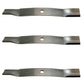 3 Pack Blades Fits John Deere 1023E 1025R 4210 4310 4410 777 797 997 60" Deck
