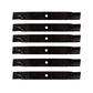 (6) High Lift Mower Blades Fits John Deere Mowers with 72" Deck AM102402 M119975