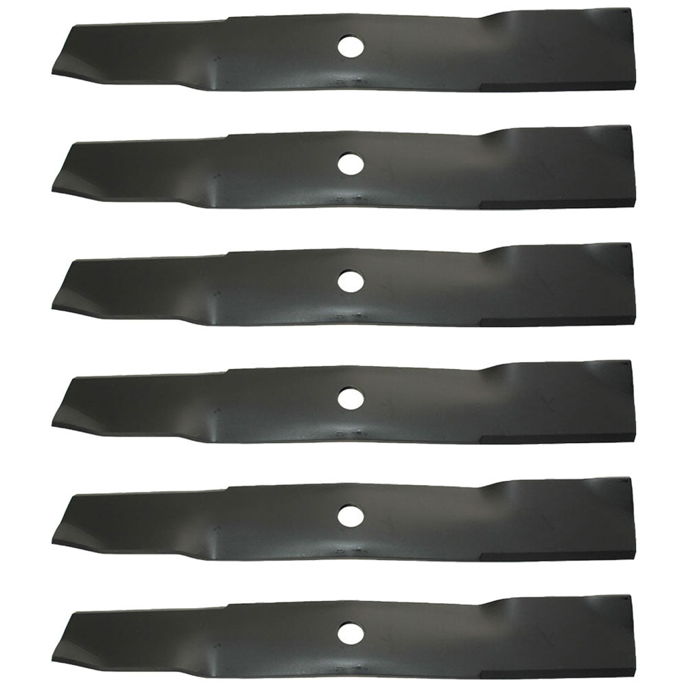 6 Blades Fits John Deere ZTrak Z375R Z525E Z540M Replace M143520 54C Deck Mower
