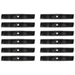 (12) Lawn Mower Blades Fits John Deere X500 X520 X534 X540 X570 Replaces M145476