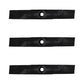 3PK Oregon Blades Fits John Deere 48" LX279 LX280 LX288 LX289 SST18 X300 X320