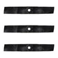 Qty 3: 48C Mower Blade
 Fits John Deere Replaces AM141907