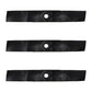 3 Blades Fits John Deere 48" Cut GT225 GT235 GT245 GX255 GX325 GX335