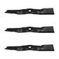 Set of 3 Blades Fits John Deere M145476 M127500- Z425 Z435 Z445 48" Cuts 10291