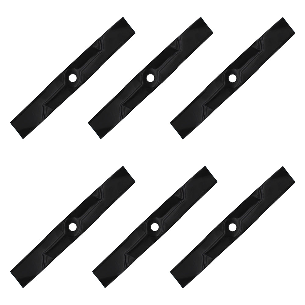 6 REPLACEMENT XHT BLADES Fits John Deere M145476 M127500- Z425 Z435 Z445 48" CUT