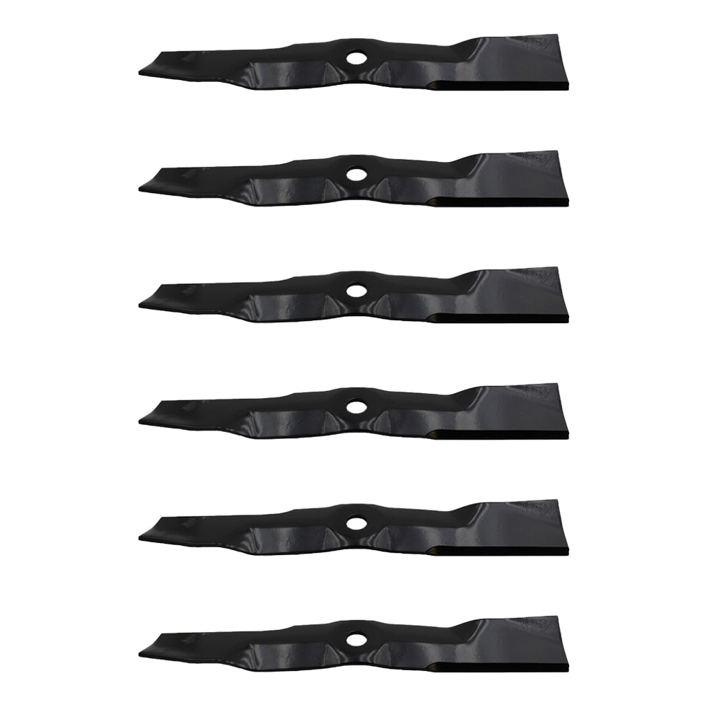 6 PACK Commercial 48" XHT mower blades to fit John DeereM127500 M127673 M145476