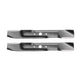 (2) Heavy Duty Fits John Deere Mower Blades 21"  M112738 M112972 M125413 M115453