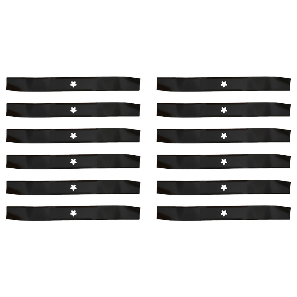Qty 12: Mulching Lawn Mower Blade Fits Husqvarna Replaces 532134149