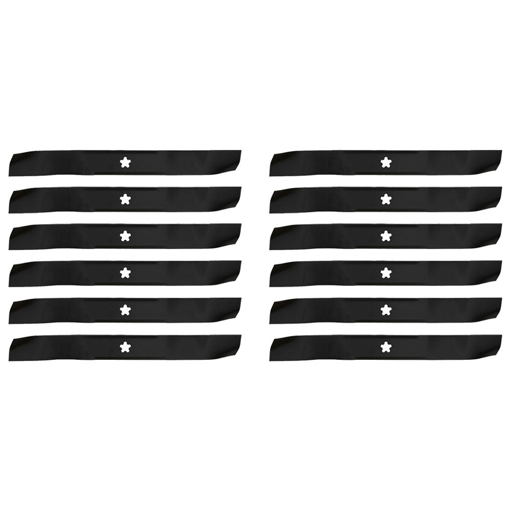 Qty 12: Mulching Lawn Mower Blade Fits Poulan Replaces 531307223