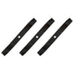 Qty 3: Mulching Lawn Mower Blade Fits MTD Replaces 742-025040-637