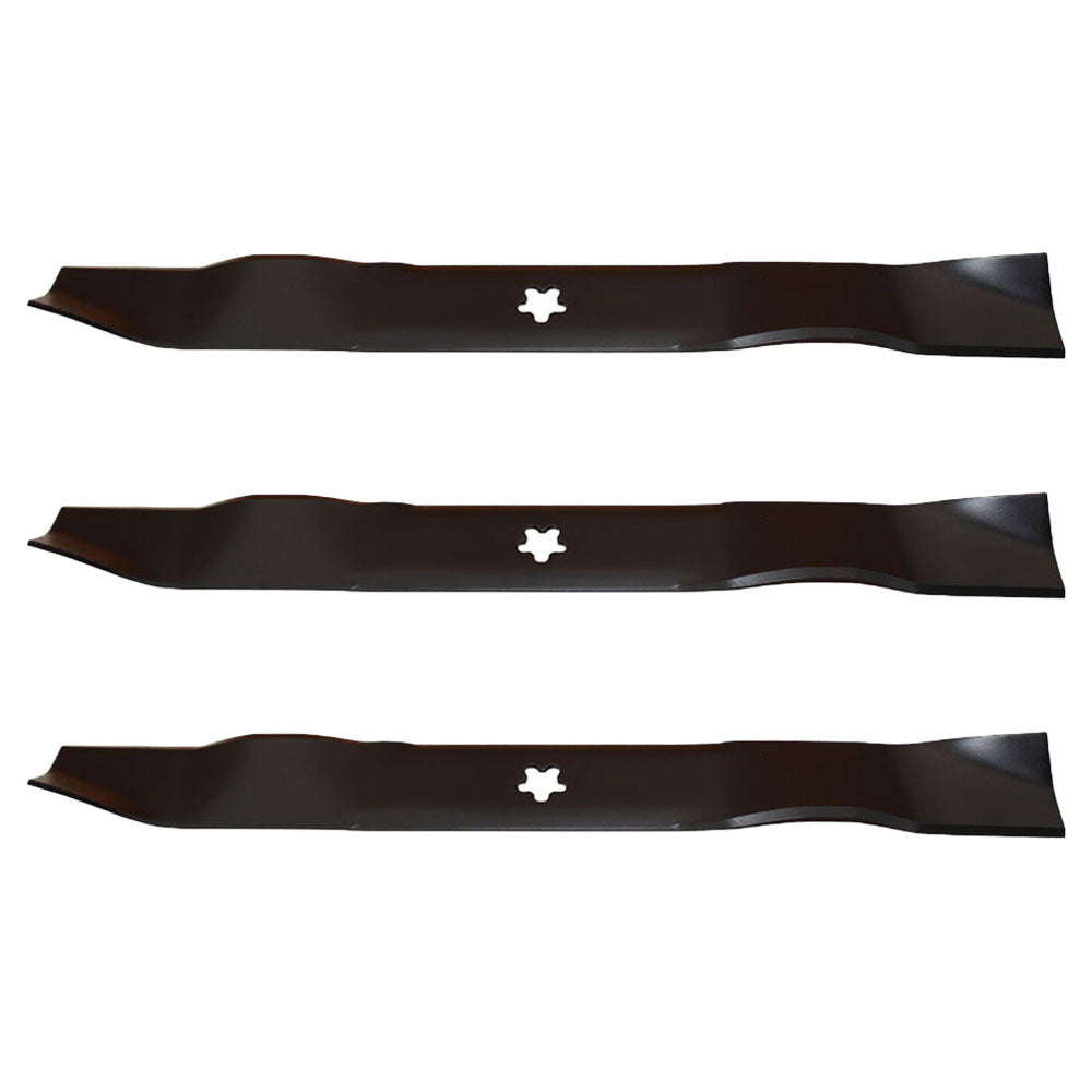 Qty 3: Mulching Lawn Mower Blade Fits John Deere Replaces LAB50-0104_x3
