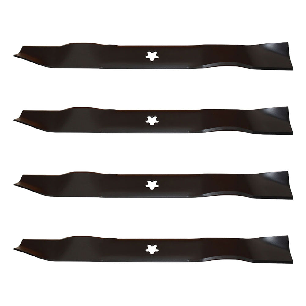 Qty 4: Mulching Lawn Mower Blade Fits MTD Replaces 742-025040-637