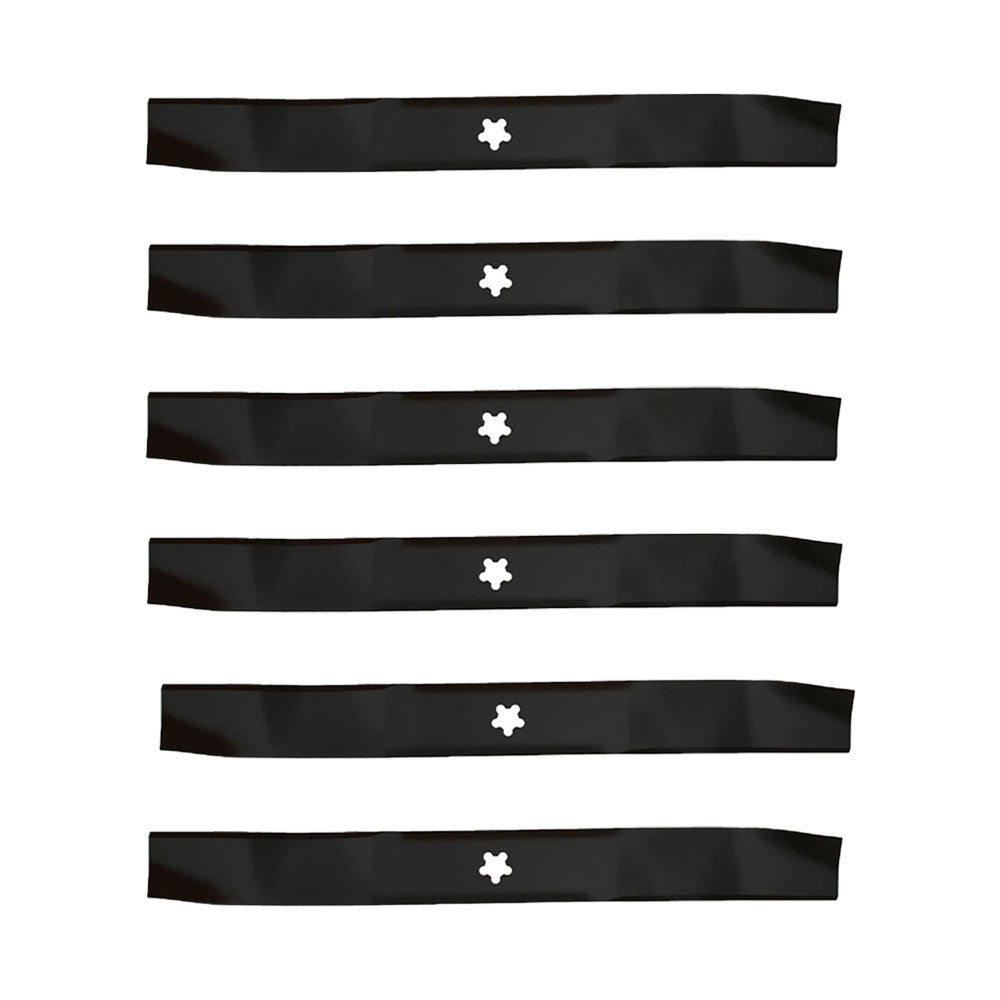 Qty 6: Mulching Lawn Mower Blade Fits Poulan Replaces 531307223