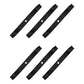 Qty 6: Mulching Lawn Mower Blade Fits Husqvarna Replaces 532134149