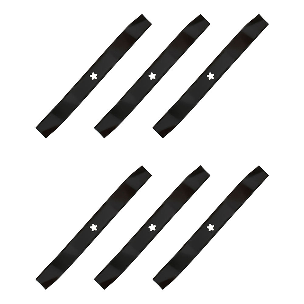 Qty 6: Mulching Lawn Mower Blade Fits Husqvarna Replaces 532134149
