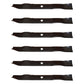 Qty 6: Mulching Lawn Mower Blade Fits MTD Replaces 742-025040-637