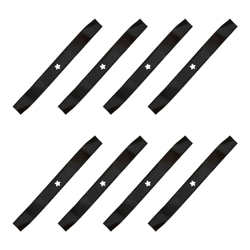 Qty 8:  Mulching Lawn Mower Blade Fits John Deere Replaces LAB50-0104_x8