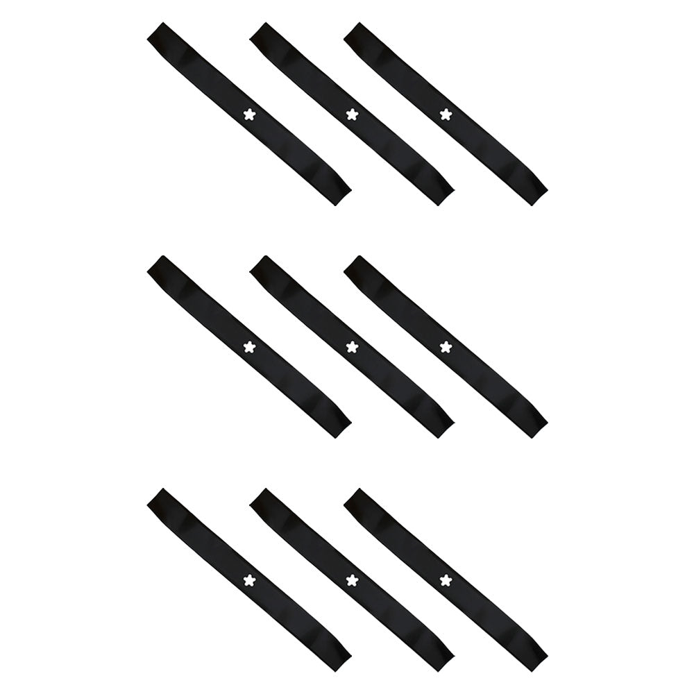 Qty 9: Mulching Lawn Mower Blade Fits Poulan Replaces 531307223