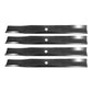 Qty 4: Medium Lift Lawn Mower Blade
 Fits AYP