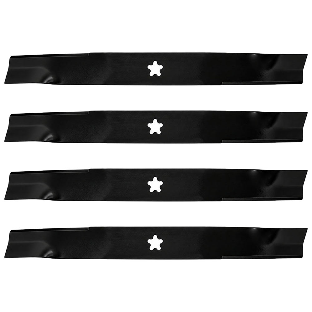 Set of (4) Medium Lift Lawn Mower Blades Fits Husqvarna HU600F HU675AWD