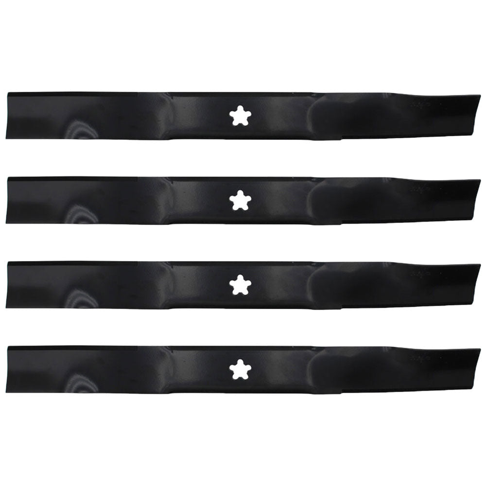 Set of (4) Medium Lift Lawn Mower Blades Fits Husqvarna HU600F HU675AWD