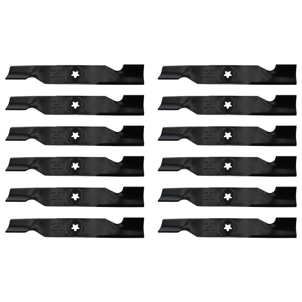 Qty 12: Mower Blades
 Fits Sears Replaces 173920